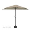 Pure Garden 10-Foot Outdoor Patio Umbrella with Auto-Tilt and Base, Dusty Green 50-LG1044
